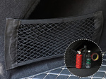 Automašīnas bagāžas nodalījuma tīkls izturīgs ar velcro pie automašīnas sēdekļa izturīga kabata 50x25cm
