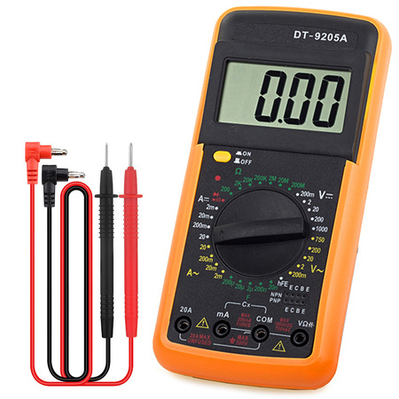 Digital multimeter current meter dt9205a lcd cyfra