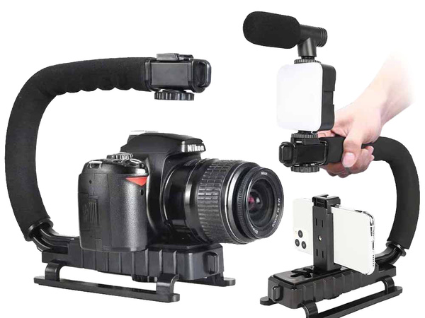 Vlogging kit înregistrare video trepied microfon suport telefon