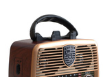 Retro cocina radio móvil fm am bluetooth usb recargable antena