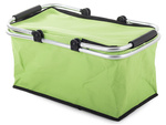 Thermal folding picnic basket insulating shopping basket