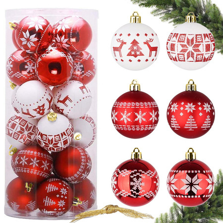 5cm CHOYNIGHT BALLS SET OF 30 SIZES NON-BREAKING DECORATIONS (netrhací dekorace)