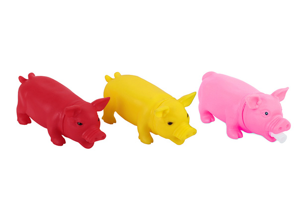 Jouet grinçant pour chien à mâcher piggy pig