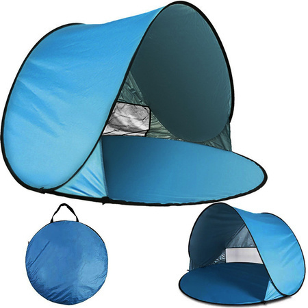 Beach tent self folding uv screen large garden pop-up cover