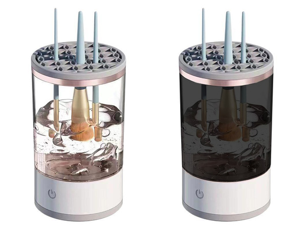 Lavador soporte para limpiar, lavar y secar pinceles y esponjas cosméticas usb