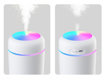 Mini zvlhčovač vzduchu difúzor aromaterapeutická hmla usb rgb