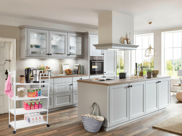 Fürdőszoba polc konyhaszekrény mobil polcegység kerekeken 4 szintes horgok