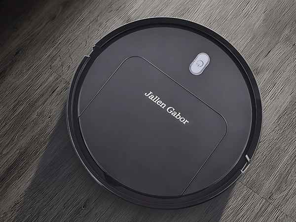 Robot vysavač automatický bezdrátový elektrický úklidový černý