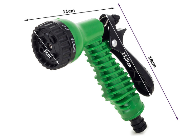 Pistola para manguera de jardín aspersor de agua 7 funciones