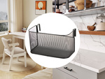 Basket metal door-hung organiser kitchen hanging shelf