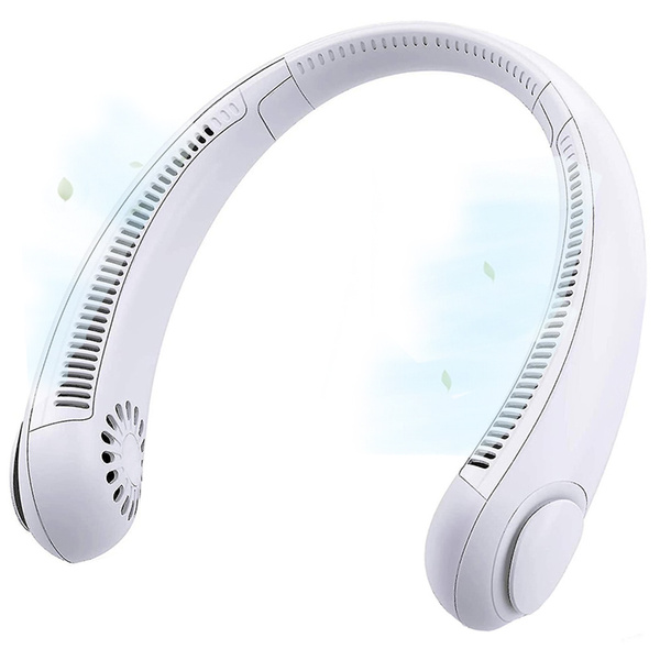 Ventilators kakla ventilators portatīvais gaisa kondicionieris bezvadu uzlādējams akumulators