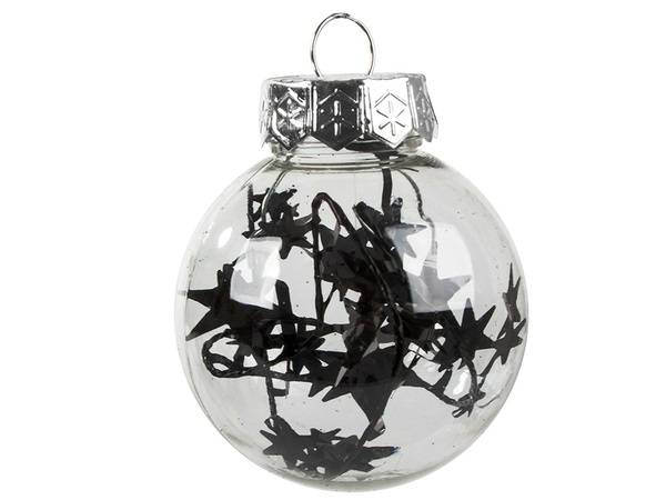 Bombes de choinka pour choin 6cm set de 24 vacances noires