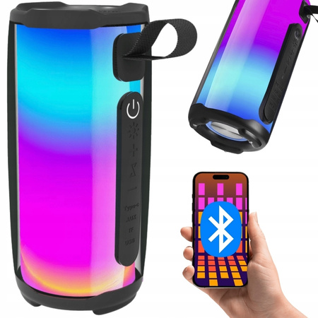 Brezžični bluetooth zvočnik boombox prenosni usb radio fm aux