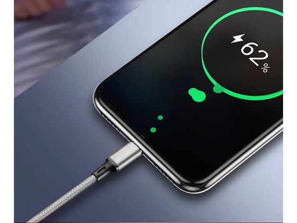 3in1 cablu usb pentru telefon cablu fulger iphone micro usb tip-c 1.2m