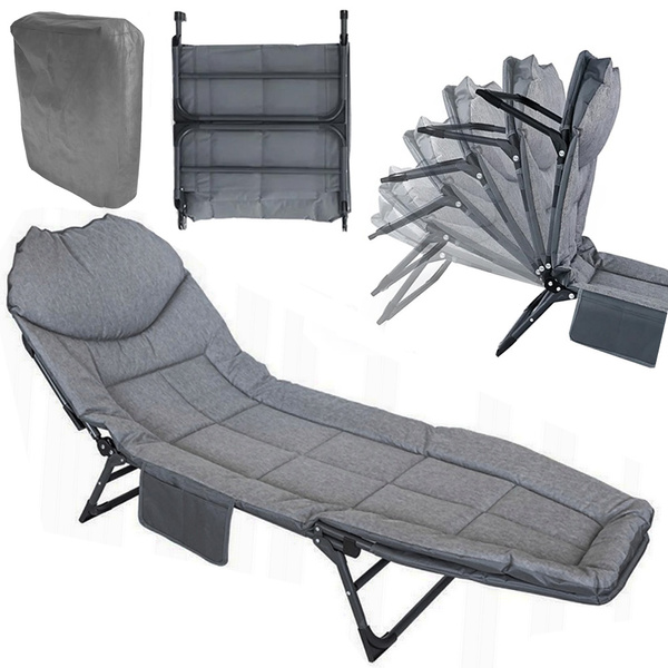 Lit de voyage pliant matelas inclinable lit de campagne léger et portable