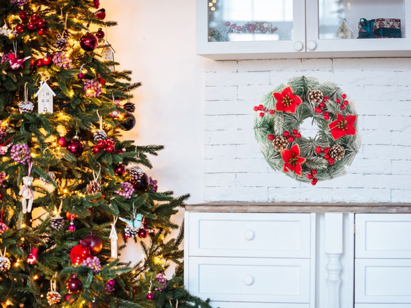 Weihnachtsdekoration girlande wanddekoration türdekoration weihnachtsdekorationen