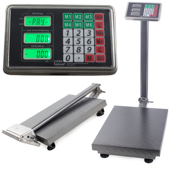 Elektronické skladové váhy 100 kg lcd