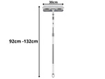 Curățitor de ferestre răzător de podea microfibră rotativă 2-în-1 telescopic