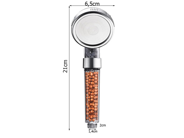 Zuhanykabin kőszűrővel