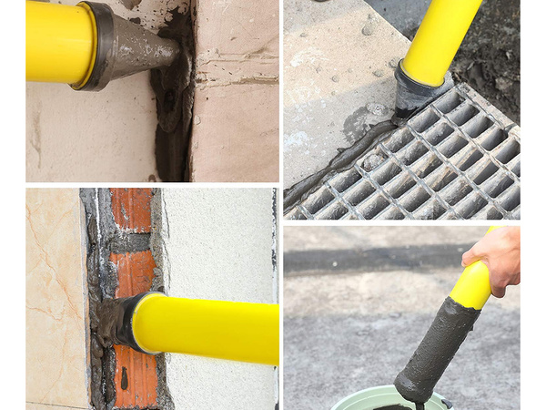 Pompe extrudeuse de chantier pour ciment, mortier, colle et coulis 4 buses