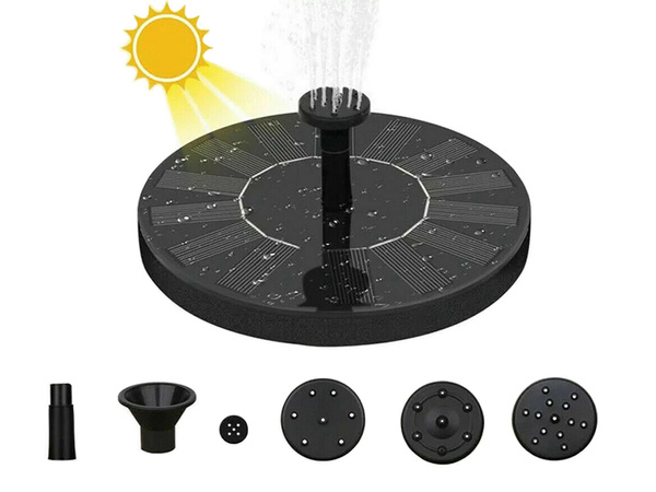 Bomba solar para fuente de jardín estanque flotante