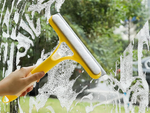 Rakel fensterwaschanlage mit waschbürste kabinenbrause