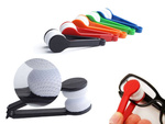 Eyeglasses cleaner key fob like a cloth micro