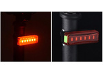 Aizmugurējā velosipēda led gaismas usb velosipēdu gaisma