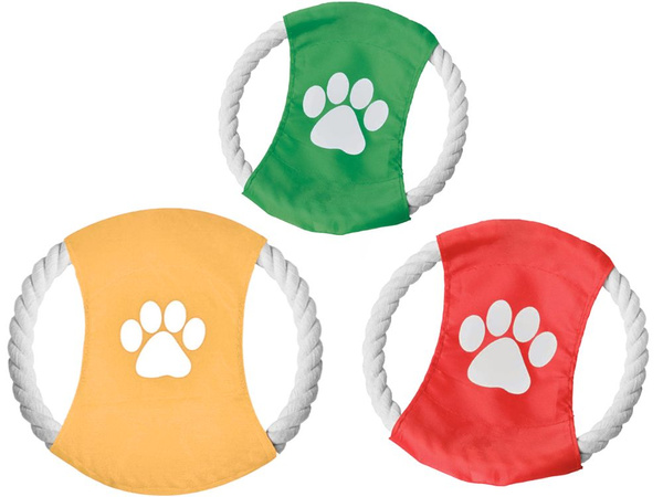 Dog toy chew tug rope frisbee disc