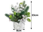 Masă de crăciun ornament birou decorare masă de crăciun