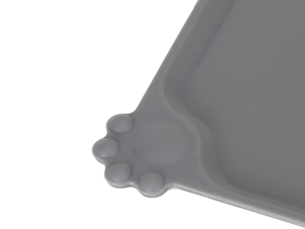Tapis en silicone imperméable et antidérapant pour écuelles de chiens et chats