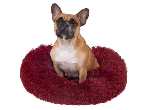 Lit de chien pelucheux lit de chat coussin doux lit de canapé 50cm