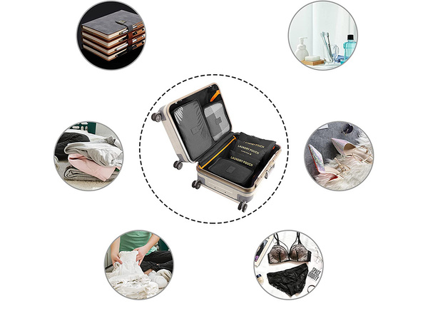 Utazási rendszerezők a szennyestartó zsákokhoz x6