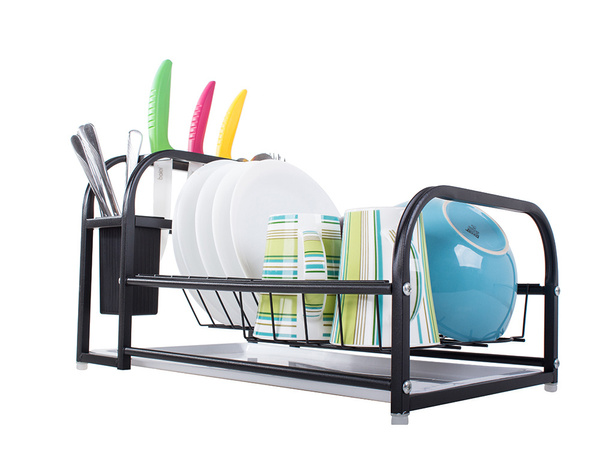 Support de séchage de vaisselle avec support de plateau loft
