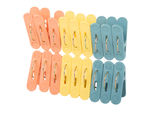 Pinzas para la ropa pinzas para la ropa pinzas para la ropa 18 piezas ranas de plástico fuerte