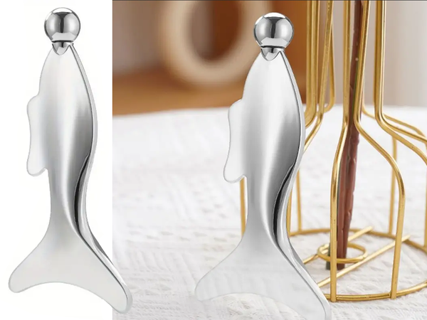 Metal massager plate body ball cold stainless steel