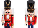 Nutcracker kareivis dewniany dekoratyvinė kalėdinė figūrėlė dovana