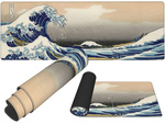 Grand tapis de souris pour bureau 90x40 big wave