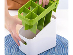 Organizador de cubiertos bandeja para cubiertos soporte afilador de cuchillos