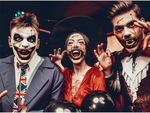 Tetovanie halloween falošné zuby realistické umývateľné dočasné prestrojenie
