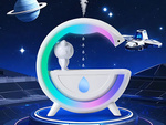 Humidificador con altavoz bluetooth led astronauta usb mist rgb