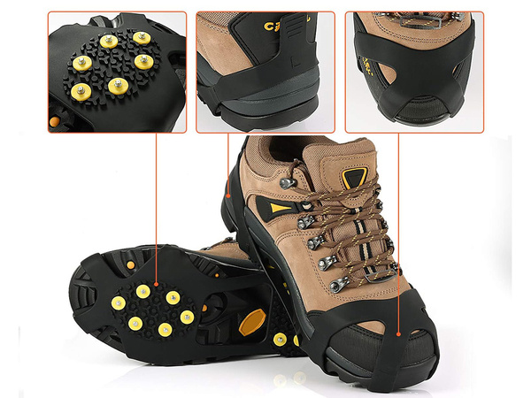 Crampones senderismo picos antideslizantes superposiciones 42-45