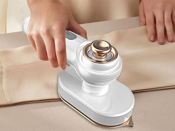 Mini plancha de ropa de viaje lavadora portátil con mango giratorio