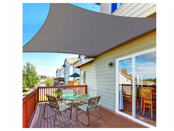 Sunshade rectangular garden waterproof sail 4x3m awning