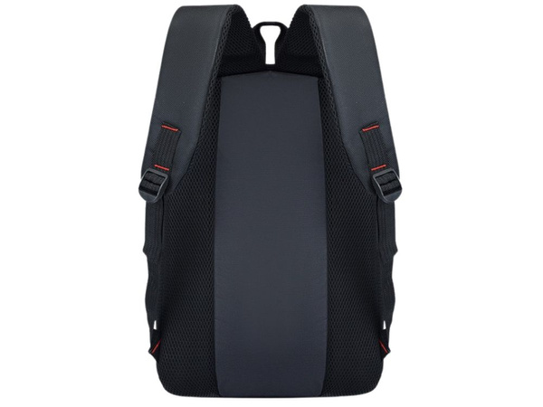 Városi hátizsák iskola ifjúsági sport 15l fekete 3 rekeszes laptophoz