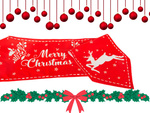 Weihnachts-tischläufer weihnachts-rentier 205x35cm