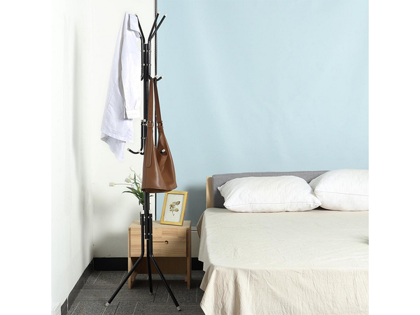 Clothes rack outerwear jackets floor hook arms