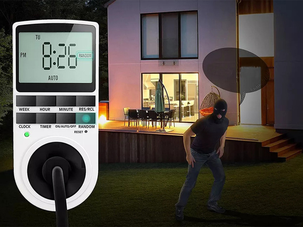 Minuterie interrupteur on-off lcd digital