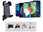 Držiak telefónu na riadidlách bicykla proti nárazom