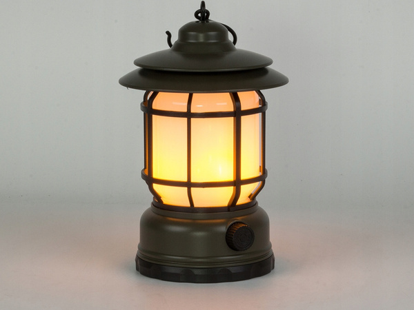 Kempovanie kempingová lampa dobíjateľná led usb turistický hák baterka